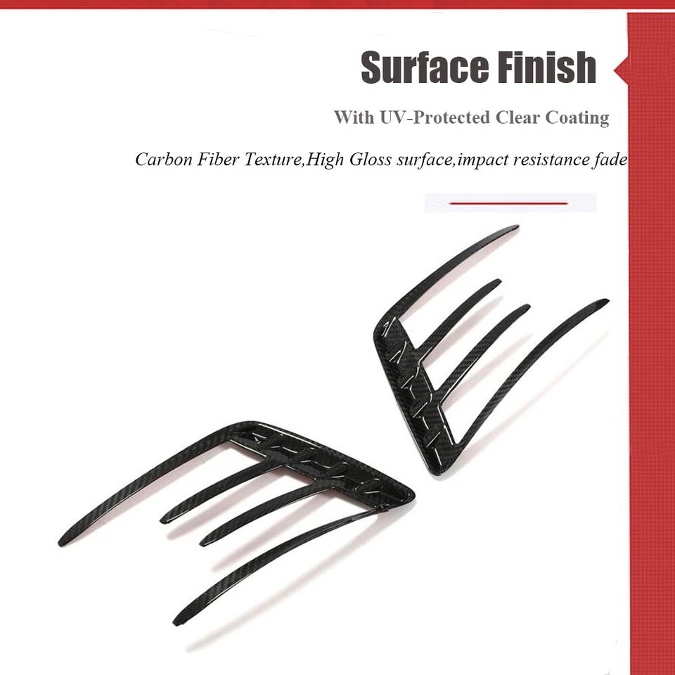 Parachoques trasero de carbono seco Canards para Audi RS Q8 RSQ8 2021-24 Foto 4 de 4