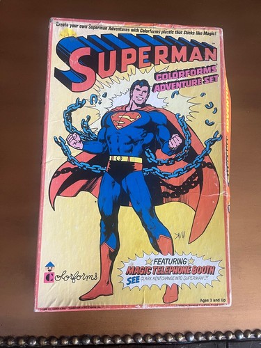 Superman Colorforms Toy Adventure Set Vintage 1978 | eBay