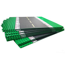 Building Blocks Compatable Straight City Road Baseplates Construction Toy Boards