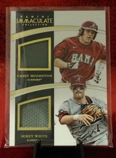 2015 Panini Immaculate Collegiate Relic - Mikey White + Casey Hughston - Alabama