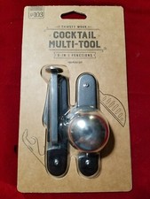 Cocktail Multi-Tool - 6-IN-1 Functions - Two Piece Set - New in Orig Pkg