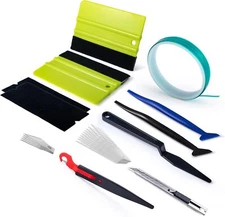 5M Decals Tape Window Tint Kit,2 PCS Felt Squeegee for PPF Vinyl Wrap Tools SET