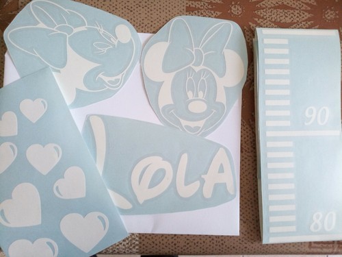 * 1 Sticker Toise Personnalisé - Modèle Minnie - Prénom au choix - Imagen 3 de 14