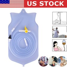 2L Enema Bag Kit - Detox Coffee Colon Cleanse Douche bag Enema Silicone Reusable