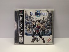 Suikoden II Sony PlayStation 1 PS1 COMPLETE CIB Reg Card MINTY DISC LOOK!