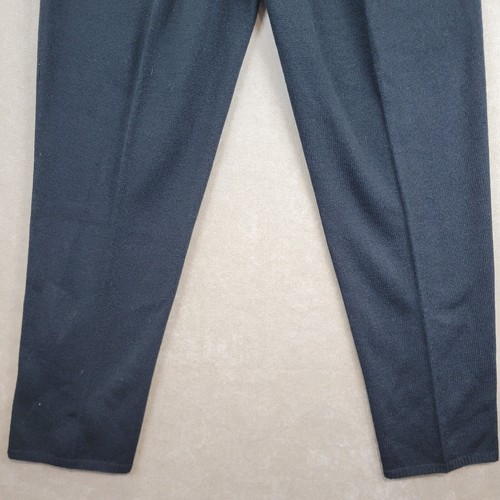 Dylani Knitwear Womens Black Knit Tapered High Waist Pants Size Large Nwt - Picture 15 of 17
