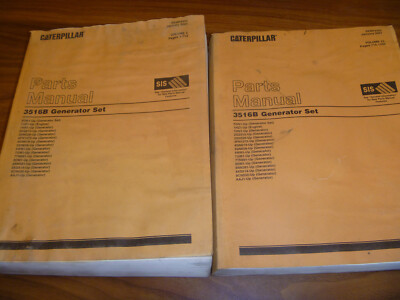 CAT Caterpillar 3516B Generator Set Engine Parts Catalog Manual FDN1-