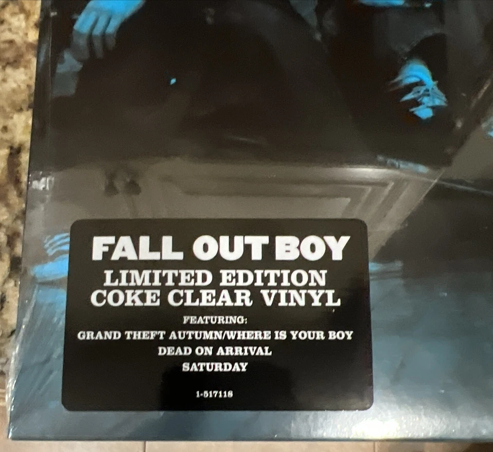 Fall Out Boy Take This To Your Grave 3rd Press Coke Clear /750 Hot Topic SEALED - Image 2 of 4