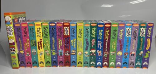 Huge Lot Of 21 Rugrats VHS Orange Tapes - Excellent Condition