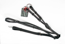 Leather Martingale Necklace with Adjustable Fork Running Martingale