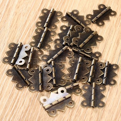 20x Vintage Butterfly Hinges Cabinet Wardrobe Closet Door Dresser