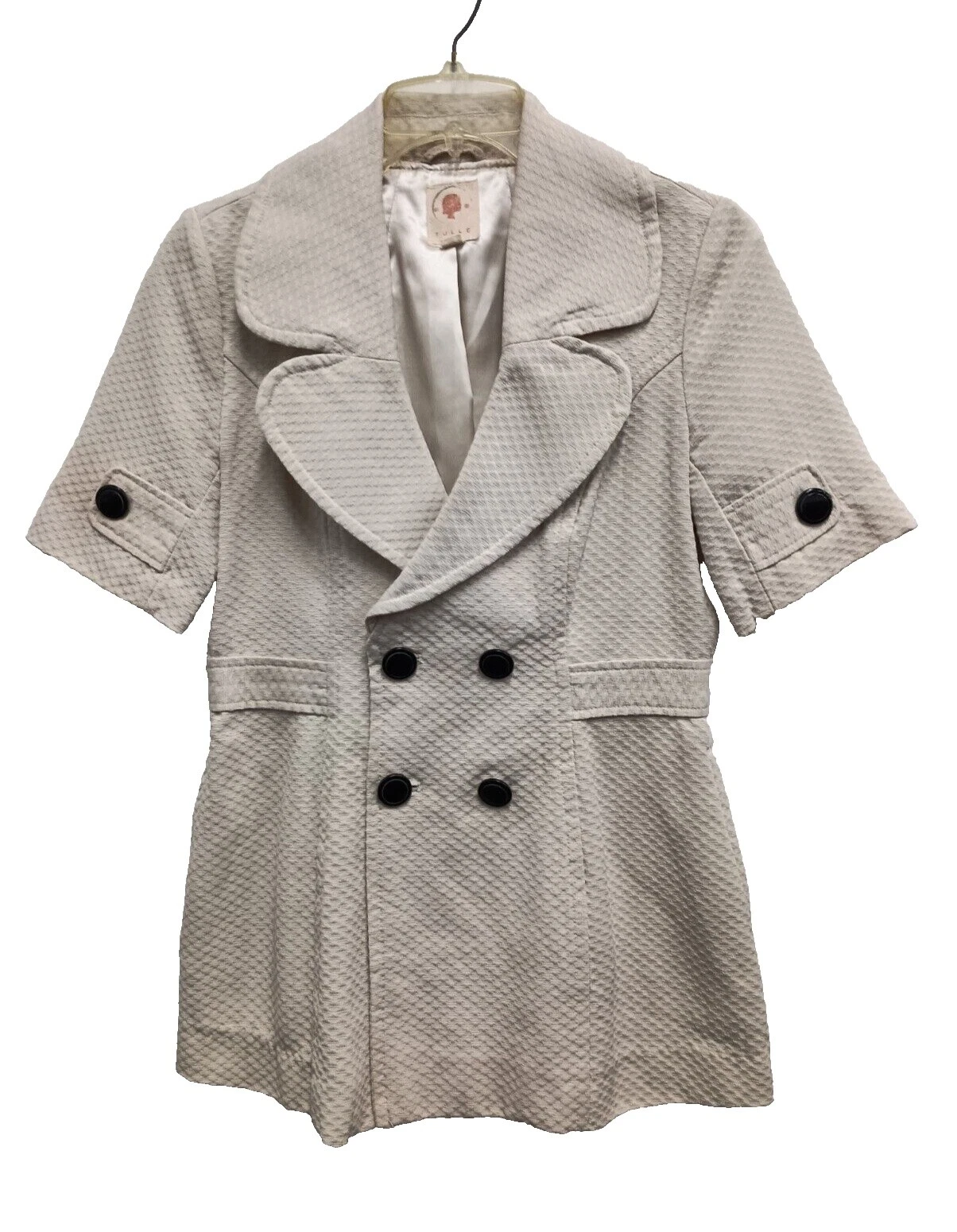 Tulle sólido abrigos, chaquetas y chalecos para Mujeres