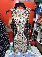 VERSACE COLLECTION Starfish Print Sheath Dress