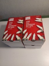 Lot Of 4 Packs 199 Clear Incandescent Mini Lights Indoor Outdoor New In Box