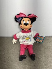 Vintage Totally Minnie Mouse 11" Doll with Tags, Walt Disney 1986 Applause 8534