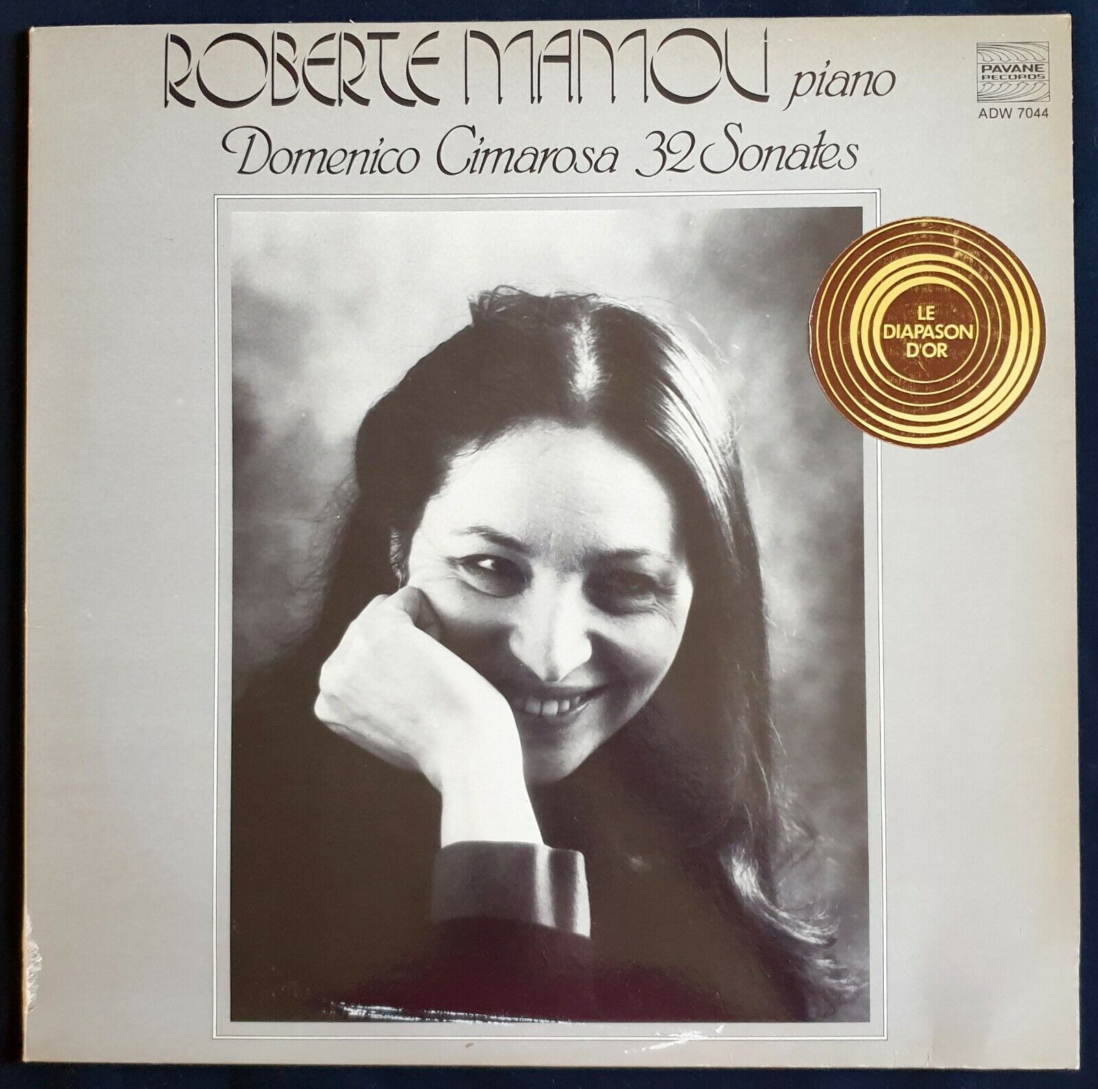 Photo 01 - PAVANE vinile LP domenico cimarosa, ROBERTE MAMOU