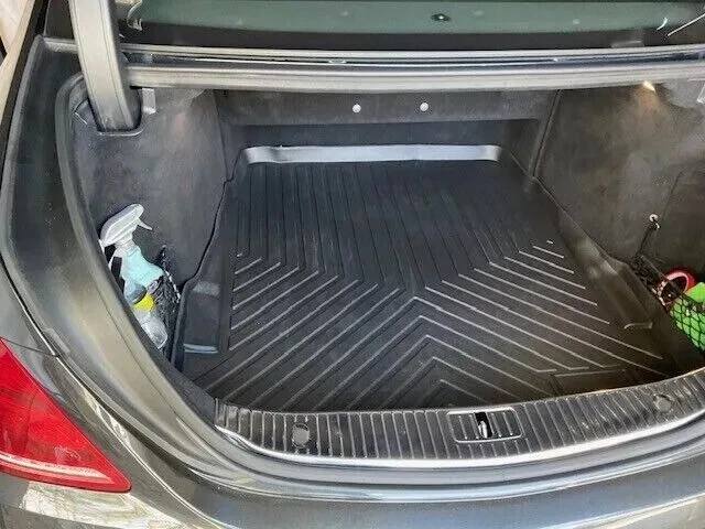 Alfombrilla bandeja piso revestimiento maletero trasero carga para MERCEDES-BENZ CLASE S 2014-2020 nueva Foto 4 de 4