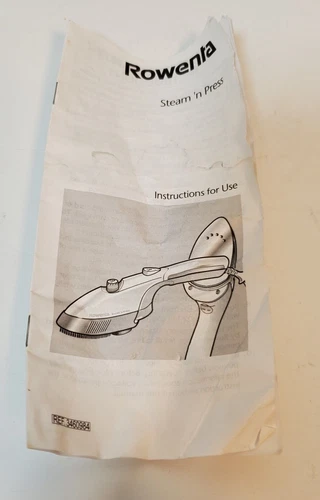 Rowenta DA-75 Steam N Press Dual Voltage Travel Steam Iron Bag Manual Tested - Picture 16 of 17