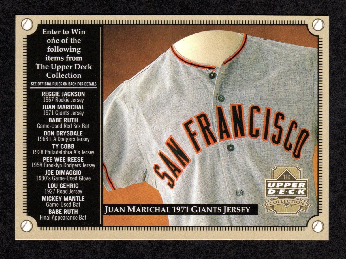 Juan Marichal Giants jersey