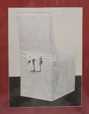 Damask Linen Dining Room Chair Ties Seat Cover Medley White Winter Wonderland