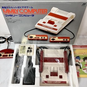 Nintendo Famicom Console w/ Box HORI Controller Tested Working Cleaned Japan Set