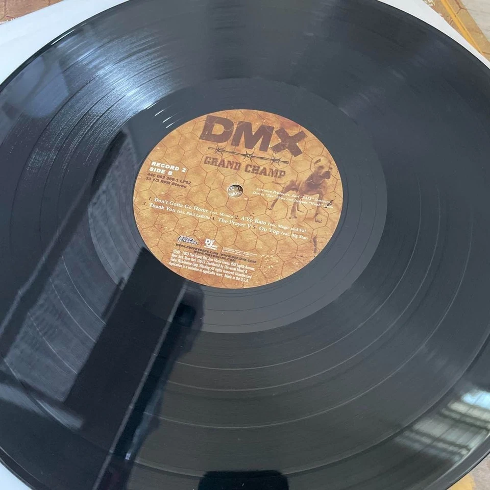DMX Grand Champ 2LP Vinyl 2003 US Original Def Jam 440 063 369-1 Ruff Ryders - Image 4 of 4