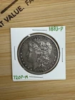 1883-P Morgan Dollar - Uncertified, Circulated-90% Silver - EF - [#7207-M]