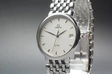 [Near MINT] OMEGA De Ville Cal.1532 Silver Dial Date Quartz Men's Watch