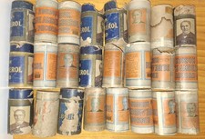 24 EMPTY ORIGINAL EDISON  BLUE AMBEROL CYLINDER RECORD BOXES - POOR  CONDITION