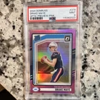 Panini 2024 Donruss Drake Maye Optic Preview Pink #379 PSA 9 Football Card