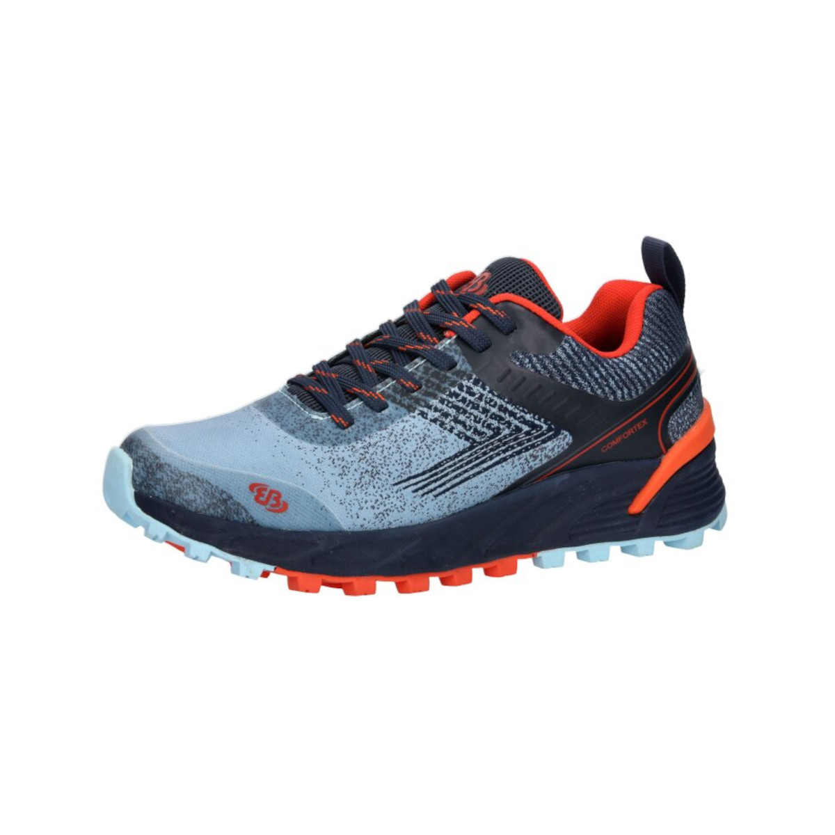 Brütting botas de montaña Monte Batur con Comfortex - Azul - Naranja