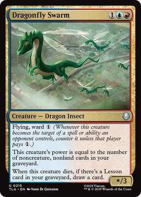 x4 Dragonfly Swarm TLA Avatar MTG 215 M/NM 4x