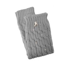 Ice Skating Leg Warmers by Brilliance  Melrose - Grey