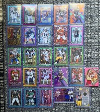 2025 Topps Chrome and Panini Prizm Autograph, Serial# and Refractor Lot 