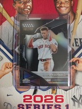 Topps Chrome Black Kristian Campbell Red Sox #167 Serial Numbered 161/199