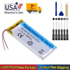 Battery 616-0531 For Apple iPod Nano 6th Gen 16GB MC526LL/A MC694LL/A MC695LL/A