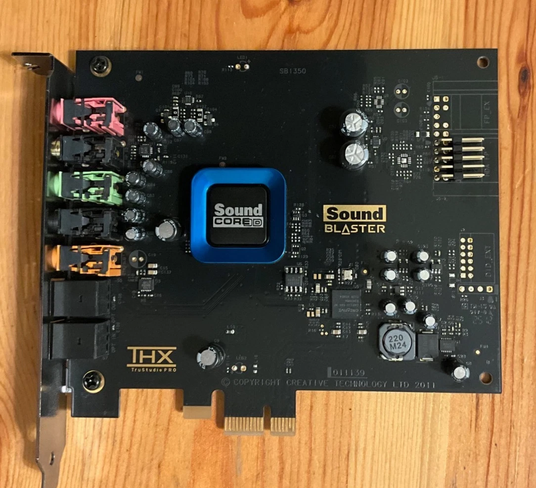 Computer 5.1 Channel Internal Sound Cards with PCI Express x1 Slot