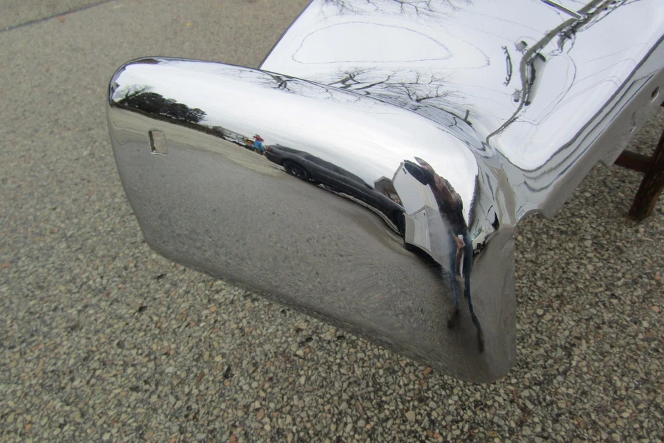 1969 Pontiac Bonneville NOS GM Rear Bumper # 9796329 - Image 3 of 4