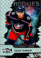 2020-21 Skybox Metal Universe #121 Calvin Thurkauf RC