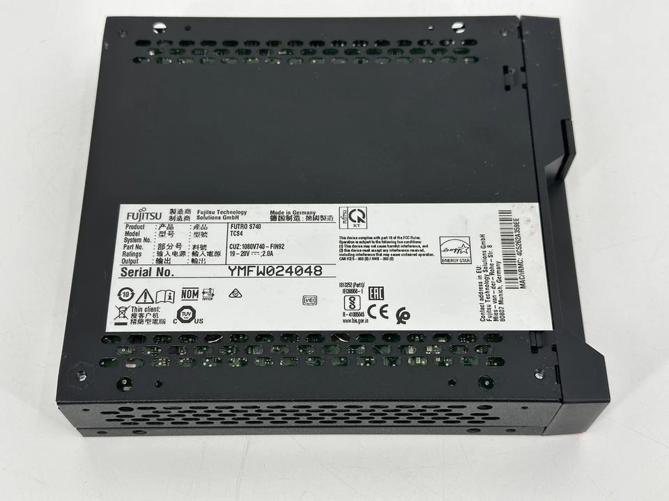 Fujitsu Futro S740 USFF Thin Client J4105 4GB DDR4 32GB M.2 inkl. Netzteil - Bild 4 von 4