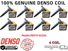 OEM DENSO x8 Ignition Coils For 2005-2024 Toyota & Lexus I4 V6 V8, 90919-02256