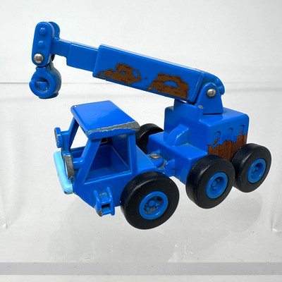 Learning Curve Bob The Builder Lofty Crane Blue Diecast Muddy Truck 3.5'' 2004
