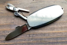 Ancien Couteau "PDE" DROUHIN ONGLIER GALET VINTAGE KNIFE  no eloi pernet mongin