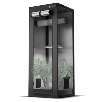 CannoBox Growzelt 60x60x160cm - Lichtdichte Growbox - 1680D Reflektivität Mylar