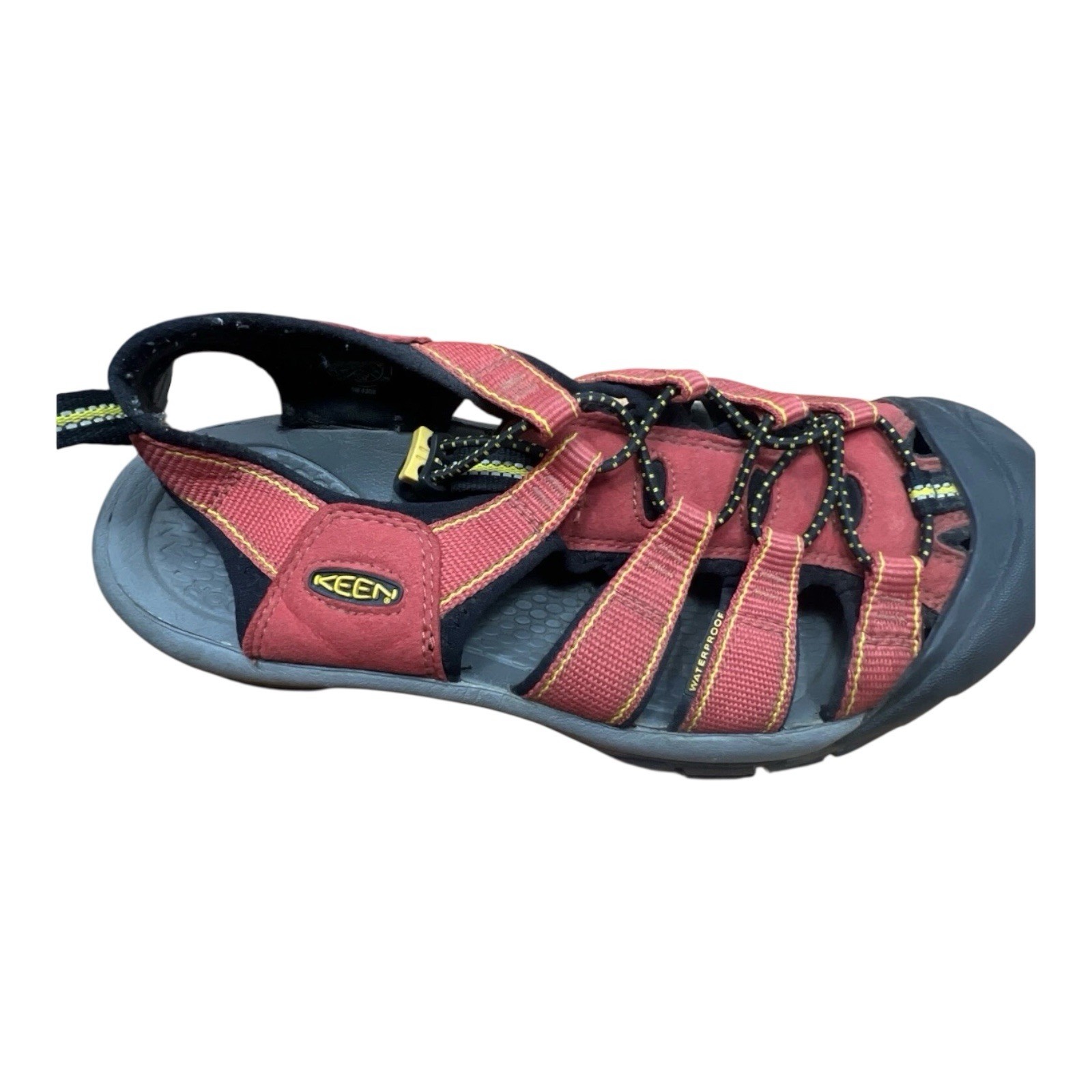 Scarpe sandali Keen donna taglia 9 5 impermeabili sport escursionismo rosso bordeaux 1155