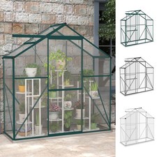 6 x 2.5ft Aluminium Green House Walk-In Polycarbonate Greenhouse