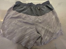 Nike Running Trail Black/grey Shorts Medium Mens LINER REMOVED