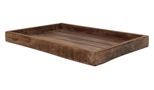 Holz-Tablett Serviertablett ♻️ Fundholz Küchentablett Kerzentablett Deko Tablett - Bild 2 von 8
