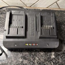 GENUINE WORX WA3770 20V Powershare  18V Li-Ion Dual Port Battery Charger Tested