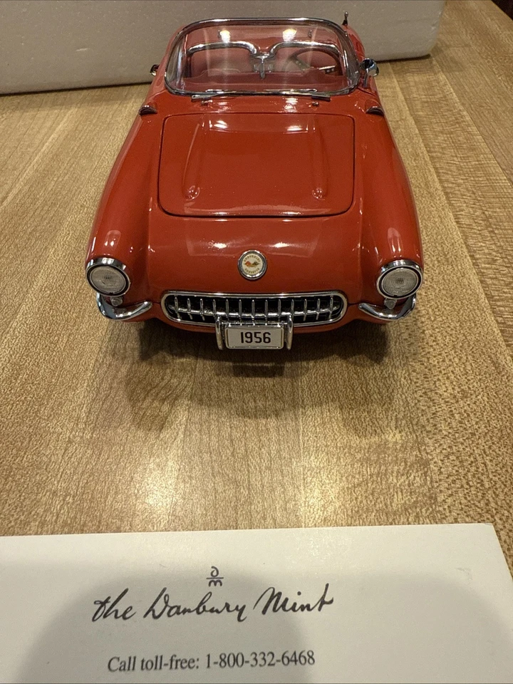 Danbury Mint 1:24 1956 Corvette Ltd Ed W/Certificate Of Title - Image 3 of 4